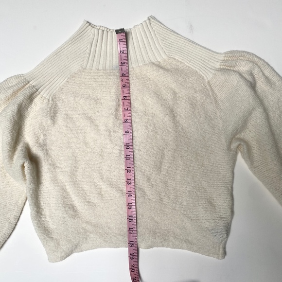 Free People -CREME colour Wool blend Sweater - Picture 12 of 14